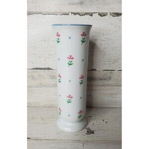 Vintage Especially For You! FTD Japan 1991 Flower Vase Floral Hearts BEAUTIFUL!